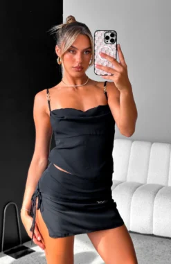 Good Without You Crop Black -LuxeFit Shop GOOD WITHOUT YOU ANYONE BUT YOUU SKIRT 28.02.23 006