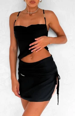 Good Without You Crop Black -LuxeFit Shop GOOD WITHOUT YOU ANYONE BUT YOUU SKIRT 28.02.23 009