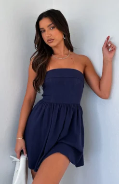 Got That Feeling Strapless Mini Dress Navy 11 Got That Feeling Strapless Mini Dress Navy -LuxeFit Shop GOT THAT FEELING DRESS 05.05.23 08