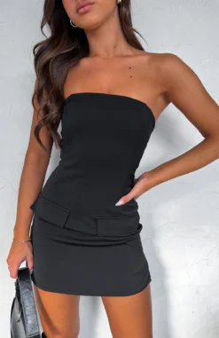 If I Can't Mini Dress Black -LuxeFit Shop IMG 2247 1f9312f6 d197 4a4a 87b3 945a1f42b0b8
