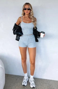 She's Golden Shorts Grey Marle