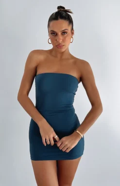 I've Got Plans Mini Dress Dark Teal -LuxeFit Shop I VE GOT PLANS MINI DRESS 31 05 22 0015 scaled