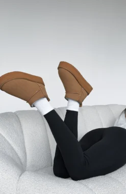 Jet Setter Platform Snug Boots Chestnut -LuxeFit Shop JET SETTER PLATFORM 07.02.23 005