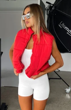 Outside The Lines Puffer Vest Red 9 Outside The Lines Puffer Vest Red -LuxeFit Shop OUTSIDE THE LINES PUFFER JACKET280323 01 scaled