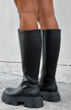 Paddy Boots Black -LuxeFit Shop PADDY KNEWW HIGH BOOT 07.02.23 004