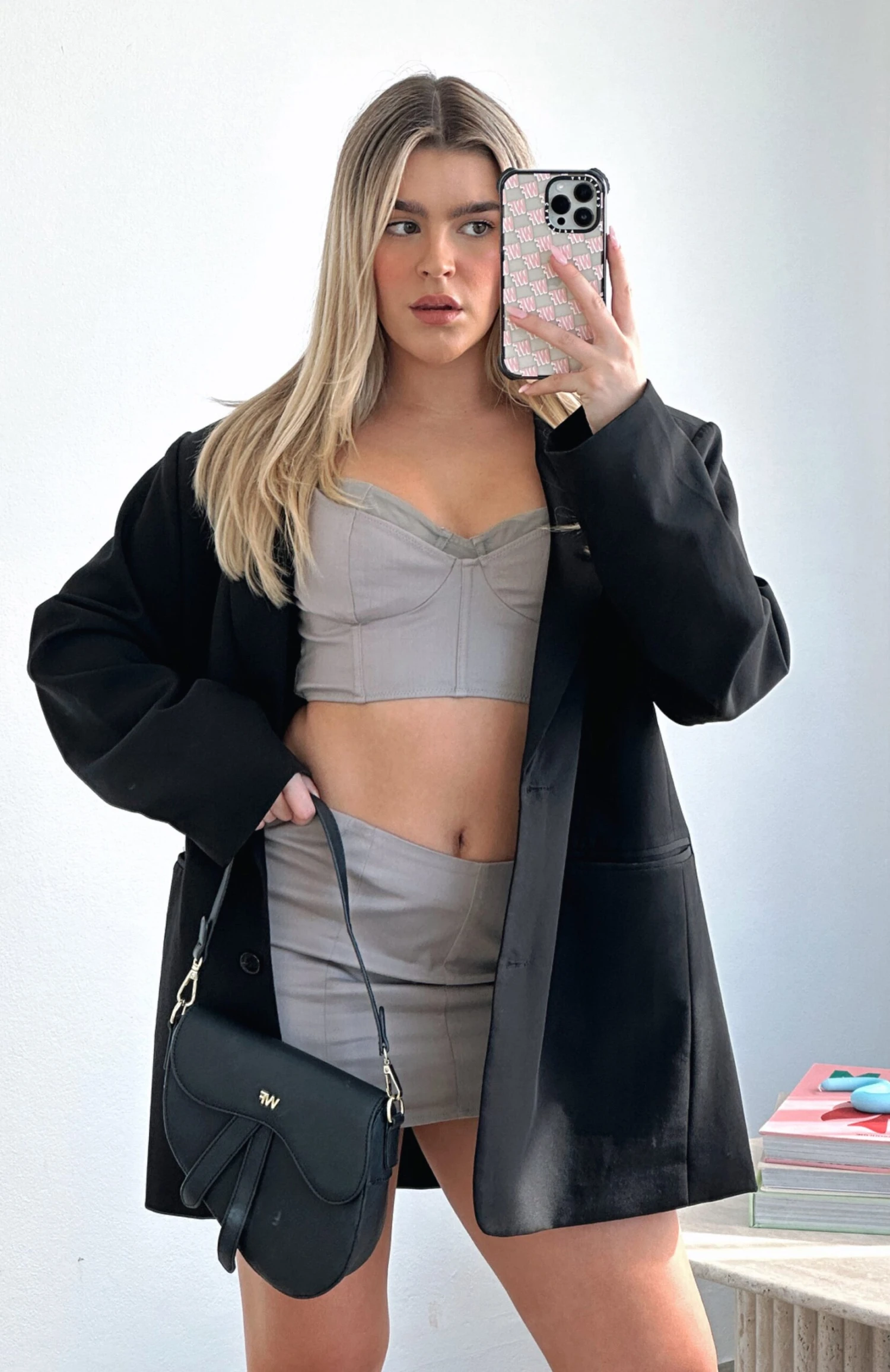 Walking On A Dream Bustier Mushroom Grey 1 Walking On A Dream Bustier Mushroom Grey