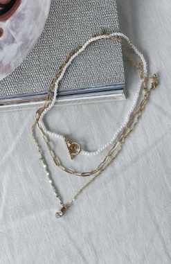 Shae Necklace Set Gold -LuxeFit Shop SHAE NECKLACE 31.1.23 003