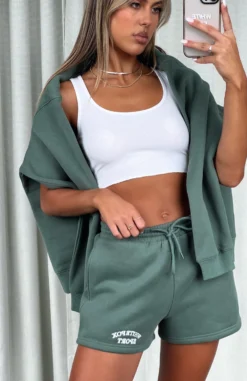 Sports Edition Lounge Shorts Dusty Olive