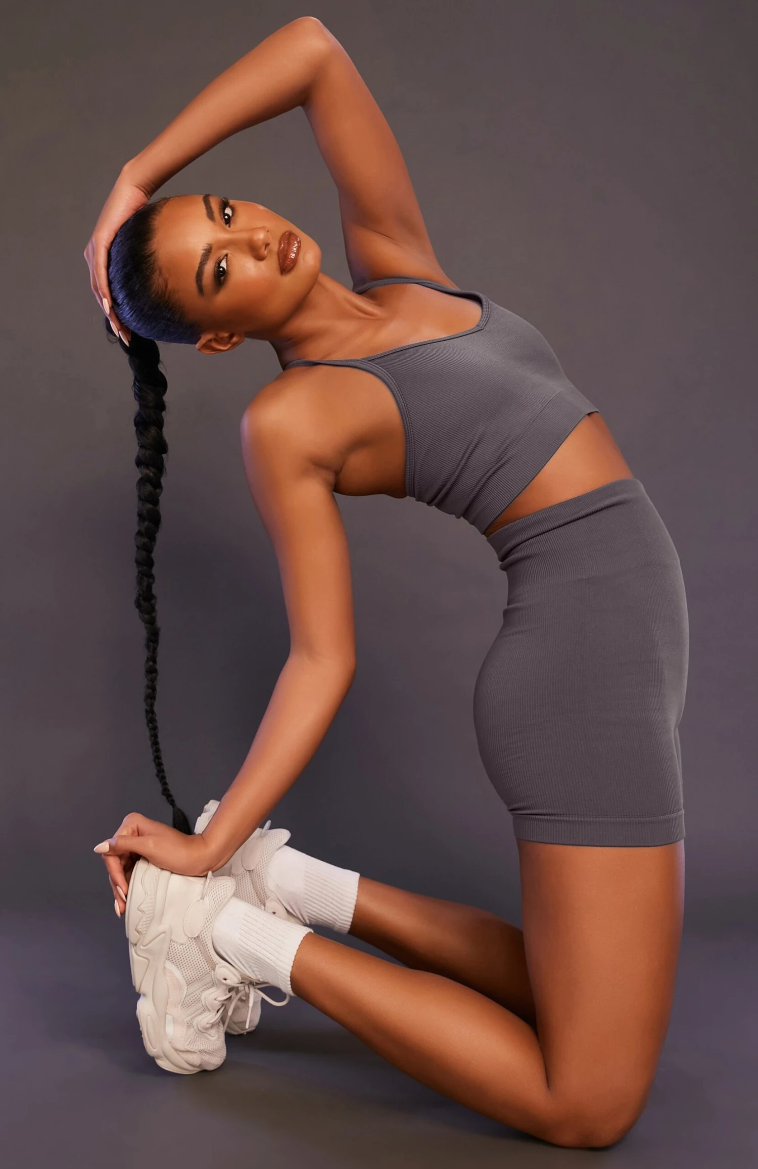 Seamless High Waisted Shorts Shadow 1 Seamless High Waisted Shorts Shadow