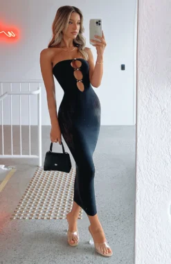 Your Peace Midi Dress Black 16 Your Peace Midi Dress Black -LuxeFit Shop YOUR PEACE MIDI DRESS 08.02.22 07 scaled